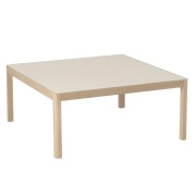 Muuto, Workshop soffbord 86 x 86 cm - Warm Grey Linoleum