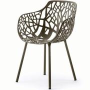 Fast, Forest karmstol pearly gold