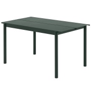Muuto, Linear Steel Matbord 140X75 cm Dark Green