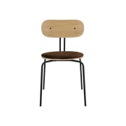 Umage, Curious Matstol Ek/Svart Metall Teddy Brown