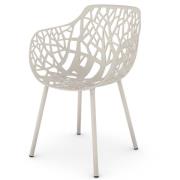 Fast, Forest karmstol Creamy White