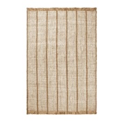 Ferm Living, Athens Handvävd Jutematta 200x300 cm - Natural/Off-white