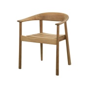 Cane-line, Majestic stol m/armstöd Teak