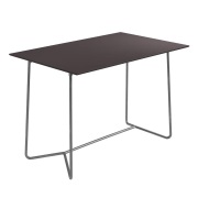 Grythyttan Stålmöbler, High Tech bord 110 cm Charcoal / Varmförzinkat