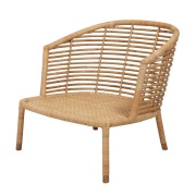 Cane-line, Sense loungefatölj INDOOR Natural rattan