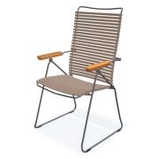 Houe, Click positionsstol sand lamellas bamboo