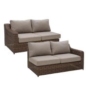 Brafab, Glendon avslutsdelar 2-pack  Dark brown / Soft moose