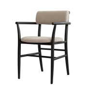 101 Copenhagen, Nama Karmstol- Coffee Black, Linen