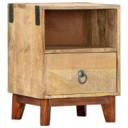 vidaXL Sängbord 40x30x52 cm massivt robust mangoträ