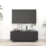 vidaXL TV-skåp grå 100x35x40 cm konstruerat trä