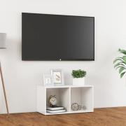 vidaXL TV-bänk vit högglans 72x35x36,5 cm konstruerat trä