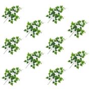 vidaXL Konstgjorda blad vindruva 10 st grön 70 cm