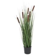 vidaXL Konstväxt gräs med säv 85 cm