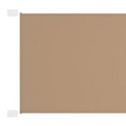 vidaXL Markis vertikal taupe 200x270 cm oxfordtyg