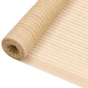 vidaXL Insynsskyddsnät beige 1x50 m HDPE 150 g/m²