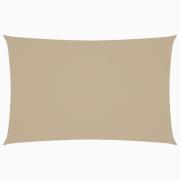 vidaXL Solsegel oxfordtyg rektangulärt 2x4,5 m beige