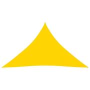 vidaXL Solsegel Oxfordtyg trekantigt 3,5x3,5x4,9 m gul