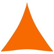 vidaXL Solsegel oxfordtyg trekantigt 5x5x5 m orange