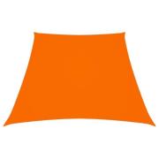 vidaXL Solsegel oxfordtyg trapets 3/5x4 m orange