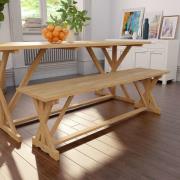 vidaXL Bänk massiv teak 120x35x45 cm