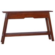 vidaXL Avlastningsbord klassisk brun 120x30x75 cm massiv mahogny
