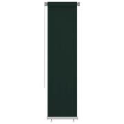 vidaXL Rullgardin utomhus 60x230 cm mörkgrå HDPE