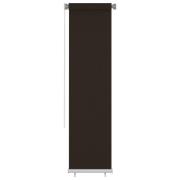 vidaXL Rullgardin utomhus 60x230 cm brun HDPE