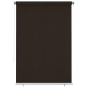 vidaXL Rullgardin utomhus 160x230 cm brun HDPE