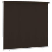 vidaXL Rullgardin utomhus 240x230 cm brun