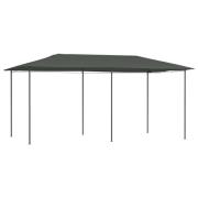 vidaXL Paviljong 3x6x2,6 m antracit 160 g/m²