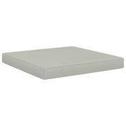 vidaXL Dyna till pallsoffa bomull 60x61,5x6 cm beige tyg