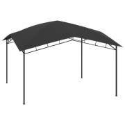 vidaXL Paviljong 4x4x2,9 m antracit 180g/m²