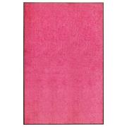 vidaXL Dörrmatta tvättbar rosa 120x180 cm