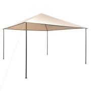 vidaXL Paviljong 4x4 m stål beige