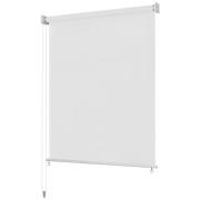 vidaXL Rullgardin utomhus 400x140 cm vit