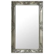 vidaXL Väggspegel barockstil 50x80 cm silver