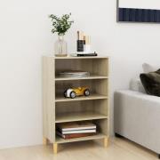 vidaXL Skänk sonoma-ek 57x35x90 cm spånskiva