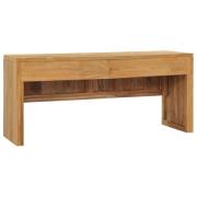 vidaXL TV-bänk 100x35x45 cm massiv teak