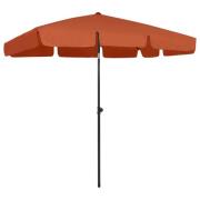 vidaXL Strandparasoll terrakotta 200x125 cm