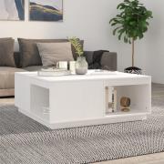 vidaXL Soffbord vit 100x101x40,5 cm massiv furu
