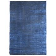 vidaXL Tvättbar matta vikbar marinblå 140x200 cm polyester