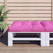 vidaXL Palldyna rosa 80x80x12 cm tyg