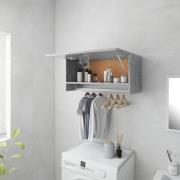 vidaXL Garderob betonggrå 70x32,5x35 cm konstruerat trä