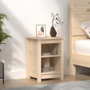 vidaXL Sängbord 40x35x55 cm massivt furu