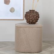 Venture Home Sittpuff Piff 44x44x41 cm teddy beige