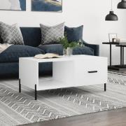 vidaXL Soffbord vit 90x50x40 cm konstruerat trä