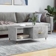 vidaXL Soffbord betonggrå 90x50x40 cm konstruerat trä