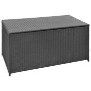 vidaXL Dynbox 120x50x60 cm konstrotting svart