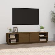 vidaXL Tv-bänk honungsbrun 156x40x40 cm massiv furu