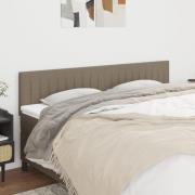 vidaXL Sänggavlar taupe 200x5x78/88 cm tyg